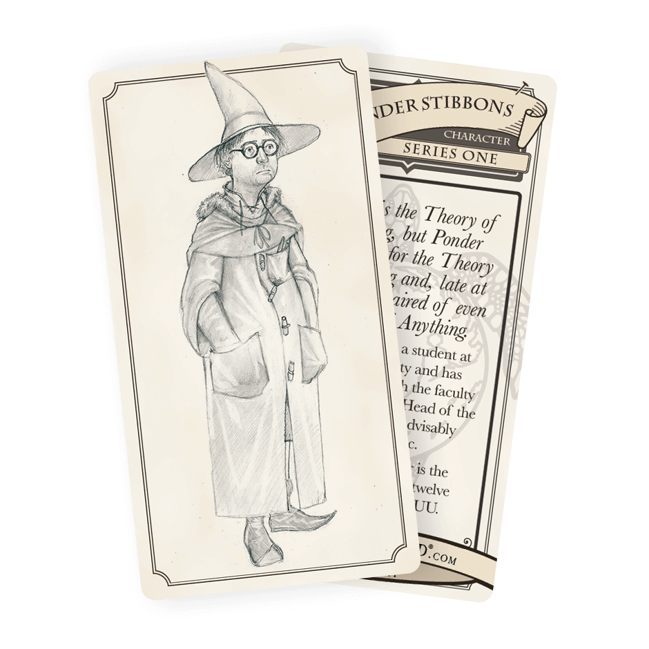 005 Ponder Stibbons Discworld Trading Card
