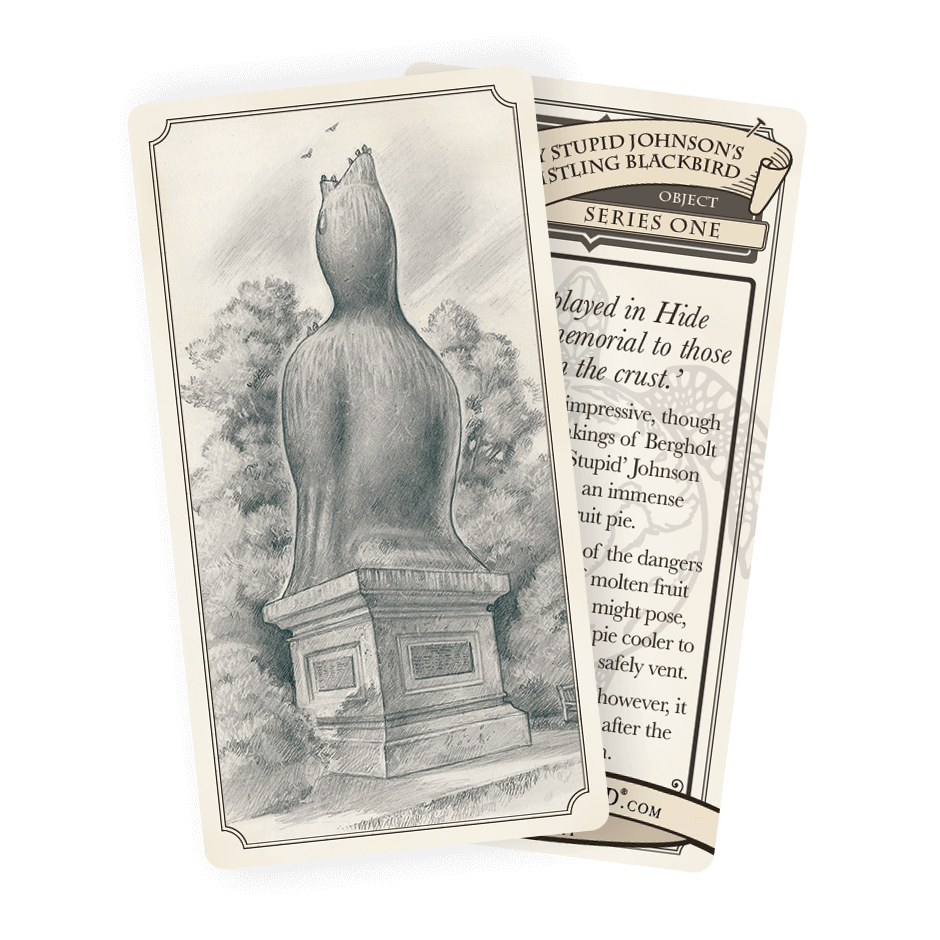 006 Bloody Stupid Johnson's Pie Cooler Discworld Trading Card