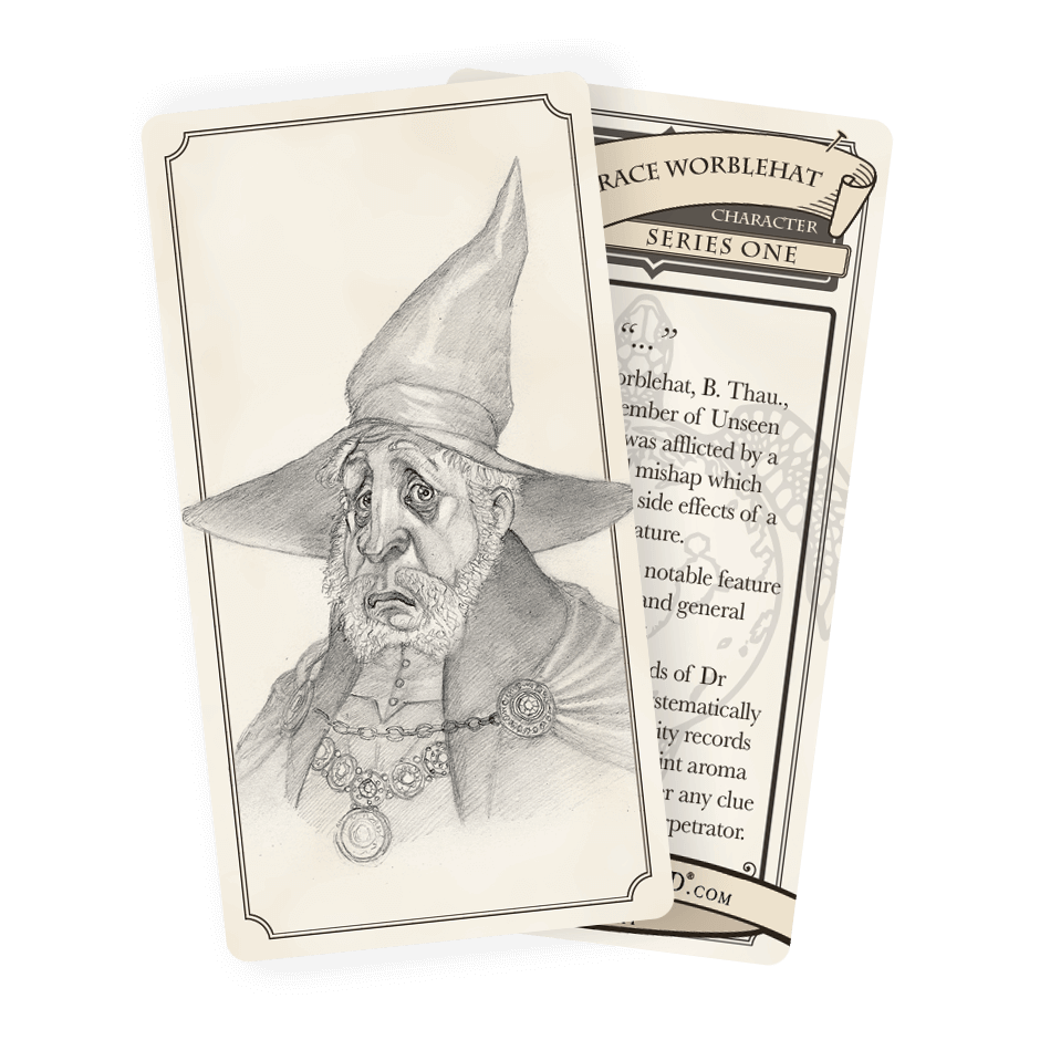 007 Horace Worblehat Discworld Trading Card