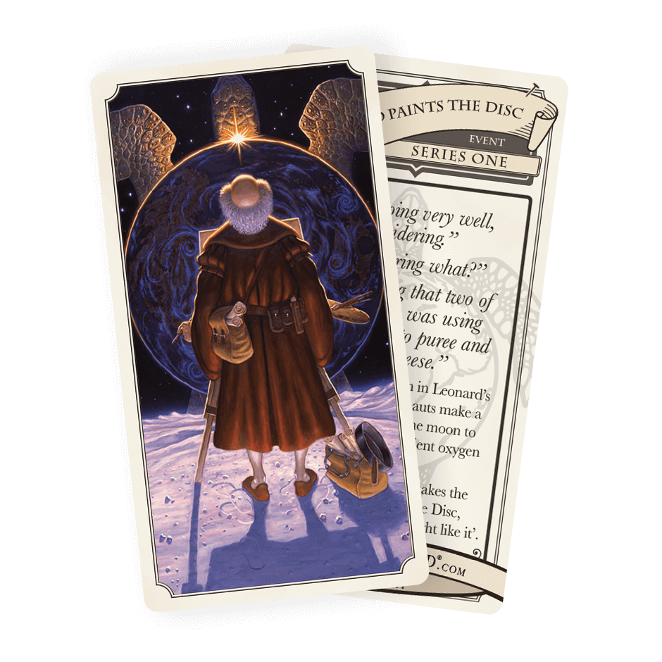 012 Leonard Paints the Disc Discworld Trading Card