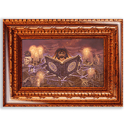 Librarian Framed - Domed Sticker
