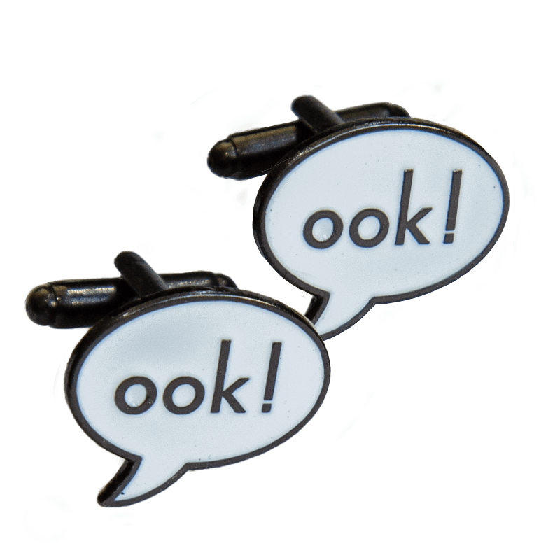 The Librarian 'Ook' Cufflinks