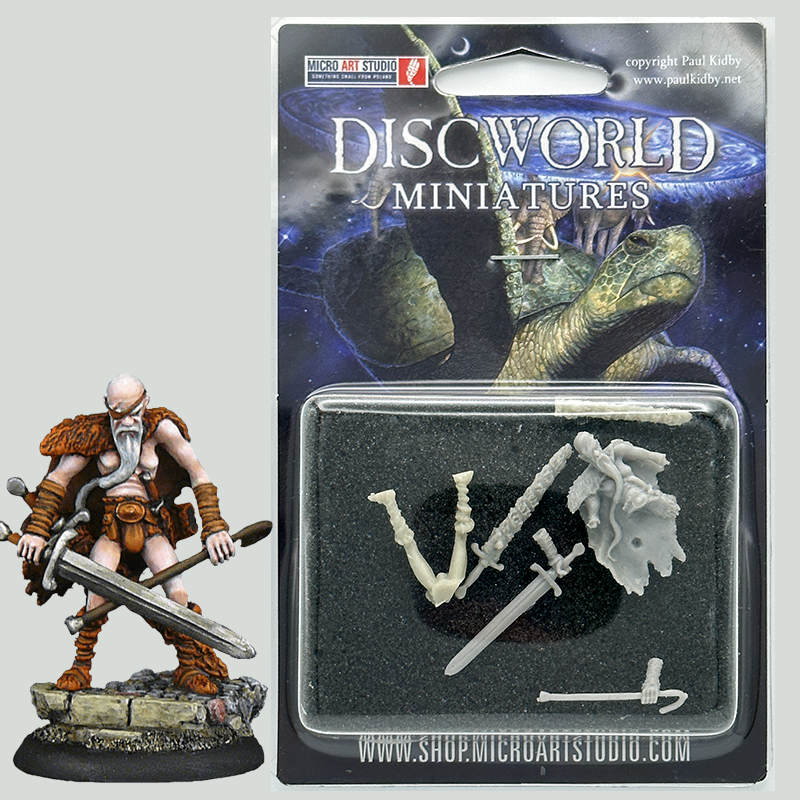 Discwolrd Miniature in Resin Cohen the Barbarian Discwolrd Miniature in Resin Cohen the Barbarian